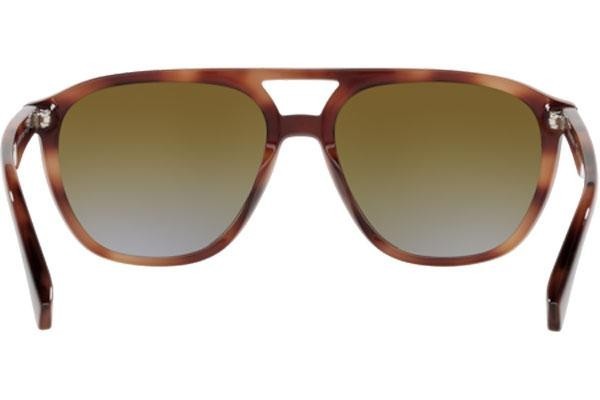 Okulary przeciwsłoneczne Emporio Armani EA4156 5297T5 Polarized Pilotki (Aviator) Havana