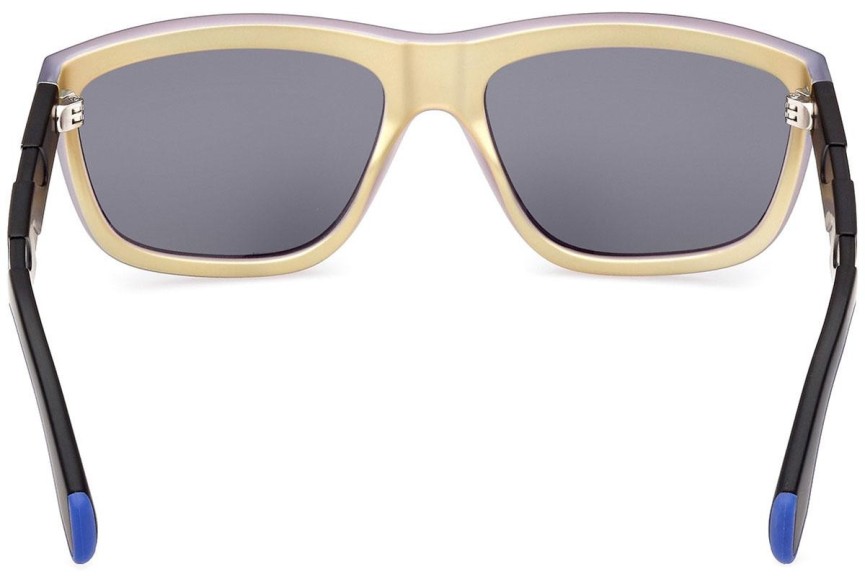 Okulary przeciwsłoneczne Adidas Originals OR0094 83A Kwadratowe Niebieskie