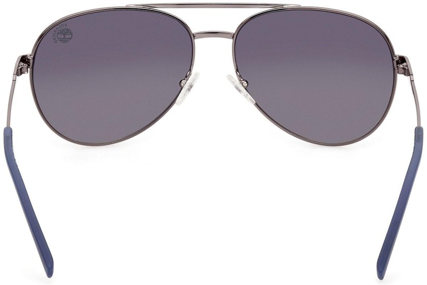 Okulary przeciwsłoneczne Timberland TB9317 12D Polarized Pilotki (Aviator) Szare