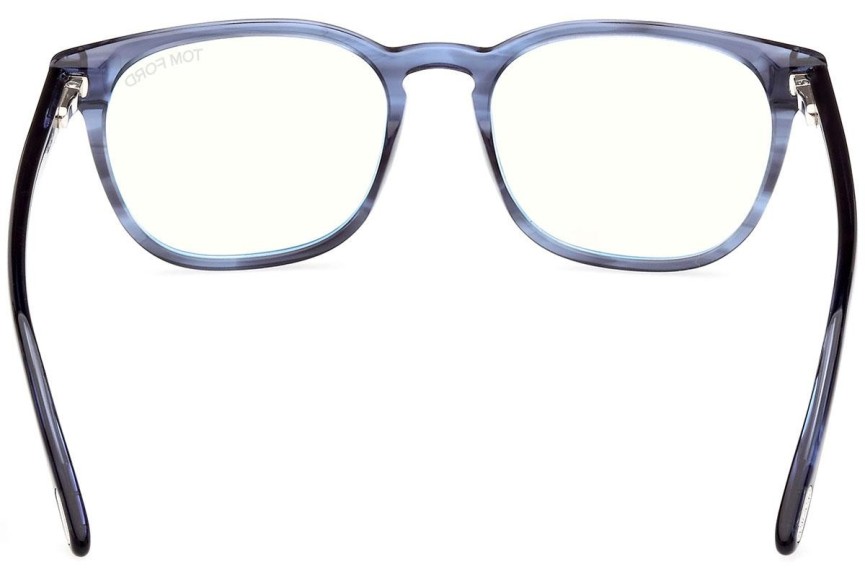 Okulary korekcyjne Tom Ford FT5868-B 092 Kwadratowe Niebieskie