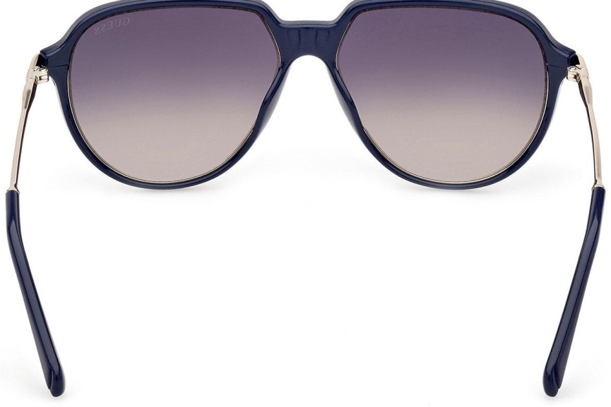 Okulary przeciwsłoneczne Guess GU00067 90W Pilotki (Aviator) Niebieskie