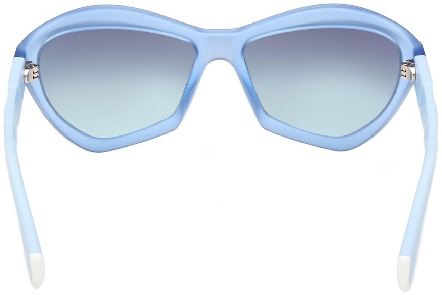Okulary przeciwsłoneczne Adidas Originals OR0095 26X Kocie oczy Niebieskie