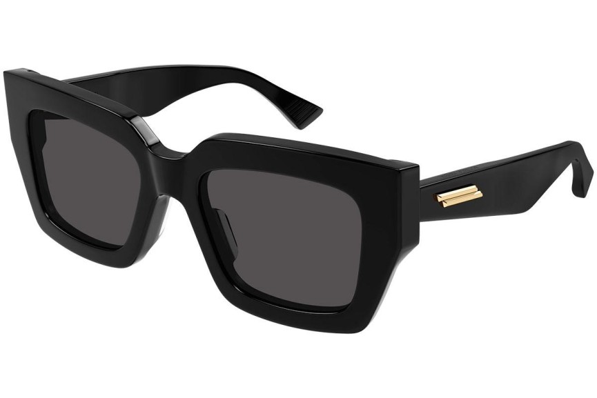 Okulary przeciwsłoneczne Bottega Veneta BV1212S 001 Kwadratowe Czarne