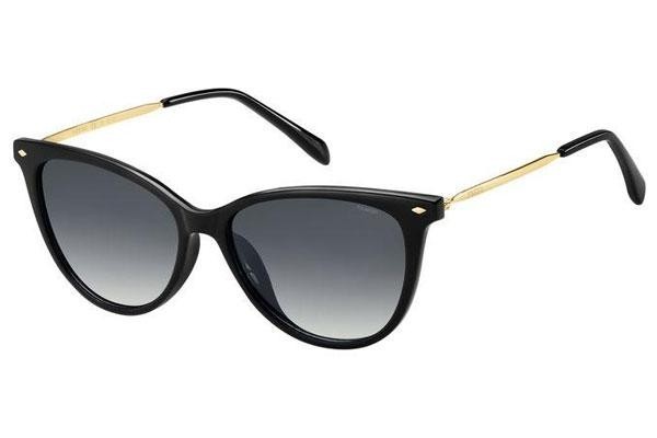 Okulary przeciwsłoneczne Fossil FOS3083/S 2M2/WJ Polarized Kocie oczy Czarne