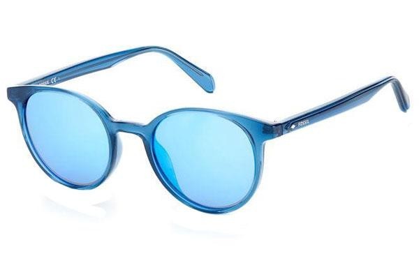 Okulary przeciwsłoneczne Fossil FOS3115/G/S PJP/Z0 Okrągłe Niebieskie