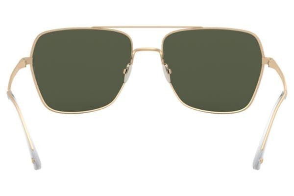 Okulary przeciwsłoneczne Giorgio Armani AR6105 30029A Polarized Prostokątne Złote