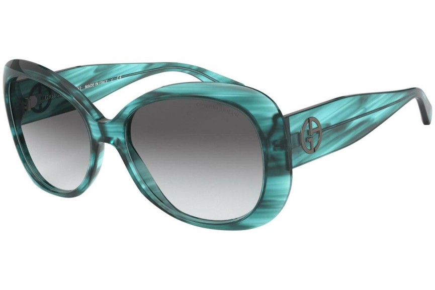 Okulary przeciwsłoneczne Giorgio Armani AR8132 581711 Oversize Zielone