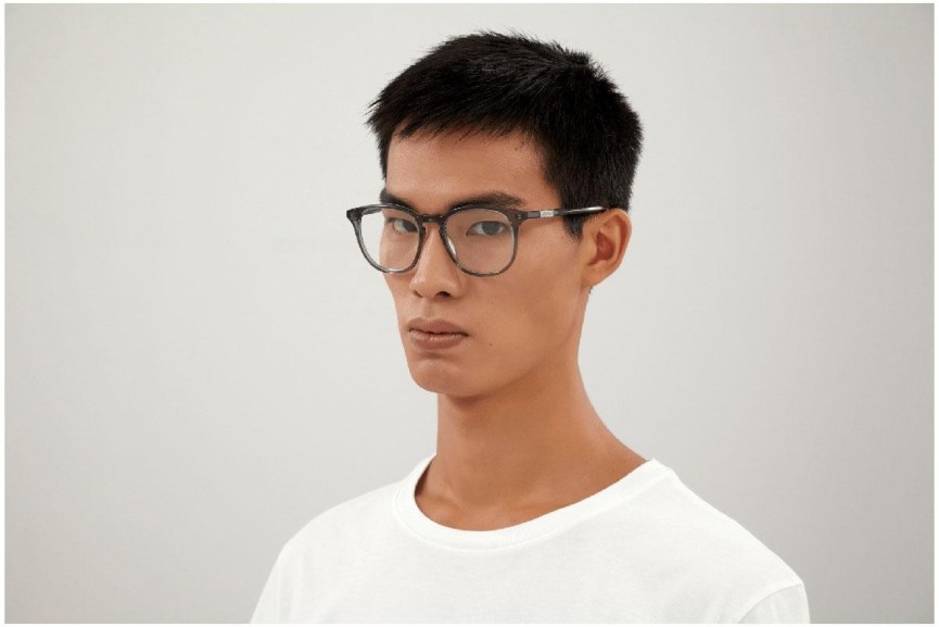 Okulary korekcyjne Gucci GG1157O 005 Okrągłe Szare