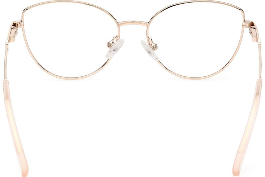 Okulary korekcyjne Guess GU9222 032 Kocie oczy Złote
