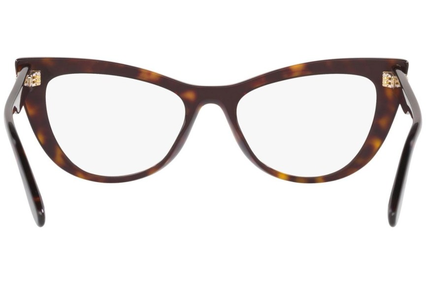 Okulary korekcyjne Dolce & Gabbana DG3354 502 Kocie oczy Havana