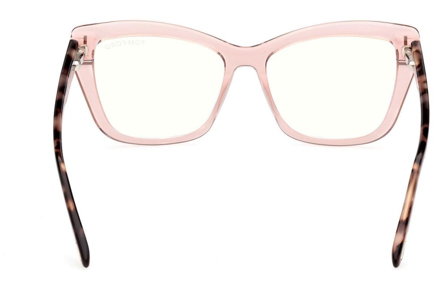 Silmälasit Tom Ford FT5826-B 072 Cat Eye Vaaleanpunainen