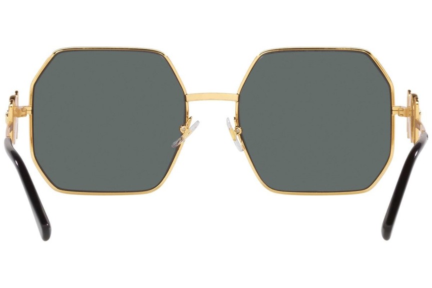 Okulary przeciwsłoneczne Versace VE2248 100281 Polarized Oversize Złote