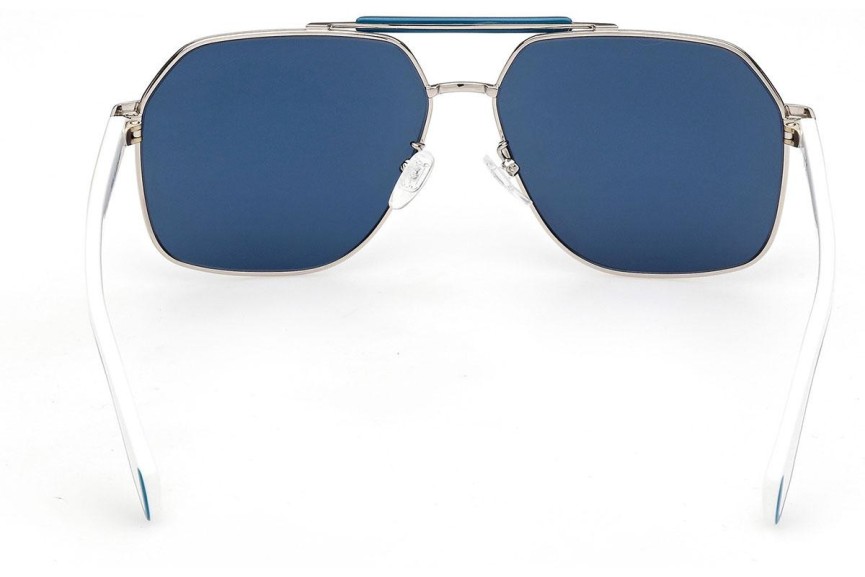 Okulary przeciwsłoneczne Adidas Originals OR0064 16X Kwadratowe Srebrne