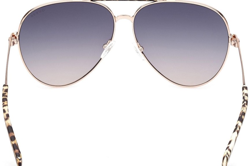 Okulary przeciwsłoneczne Guess GU5209 28B Pilotki (Aviator) Złote