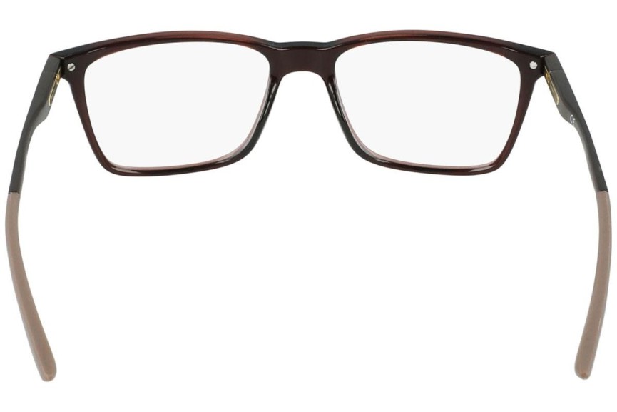 Okulary korekcyjne Nike 7286 201 Kwadratowe Brązowe