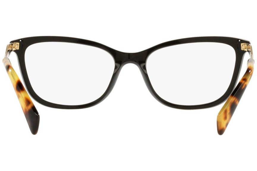 Okulary korekcyjne Prada PR02YV 1AB1O1 Kocie oczy Czarne