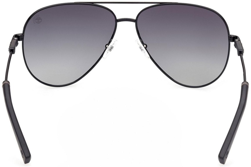Okulary przeciwsłoneczne Timberland TB9270 01R Polarized Pilotki (Aviator) Czarne