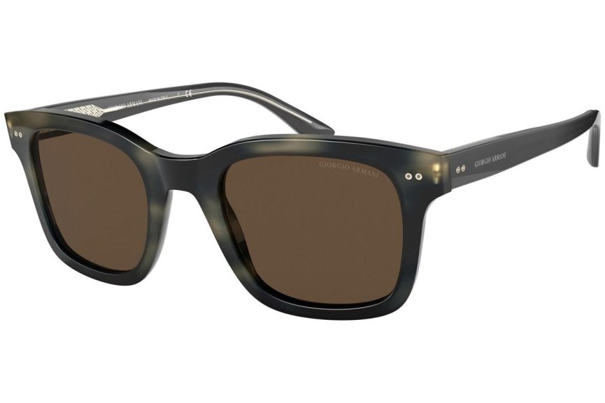 Okulary przeciwsłoneczne Giorgio Armani AR8138 557253 Kwadratowe Szare