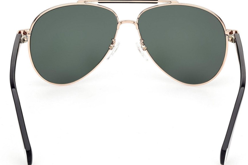 Okulary przeciwsłoneczne Adidas Originals OR0063 28N Pilotki (Aviator) Złote