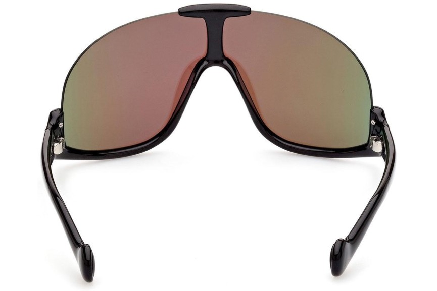 Okulary przeciwsłoneczne Moncler ML0230 01X Pojedyncze | Shield Czarne
