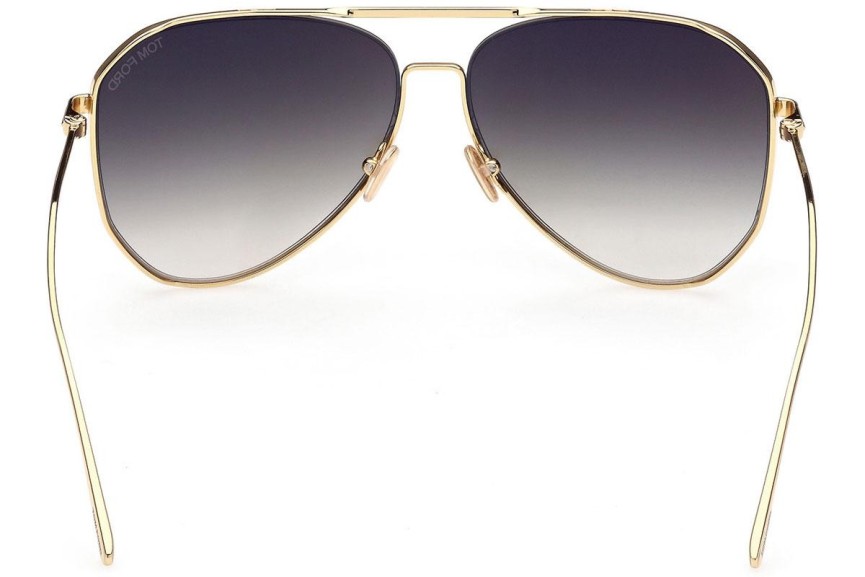 Okulary przeciwsłoneczne Tom Ford FT0853 30B Pilotki (Aviator) Złote