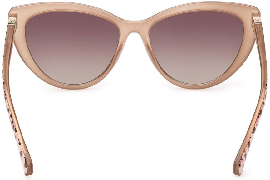 Okulary przeciwsłoneczne Guess GU5211 57F Kocie oczy Beżowe