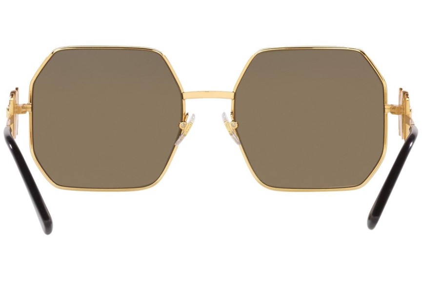 Okulary przeciwsłoneczne Versace VE2248 10027P Oversize Złote