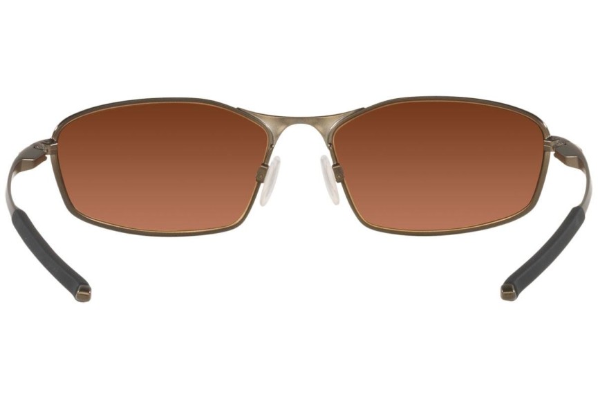 Okulary przeciwsłoneczne Oakley Whisker OO4141-09 Prostokątne Brązowe