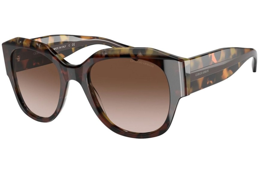 Okulary przeciwsłoneczne Giorgio Armani AR8140 586713 Kwadratowe Havana