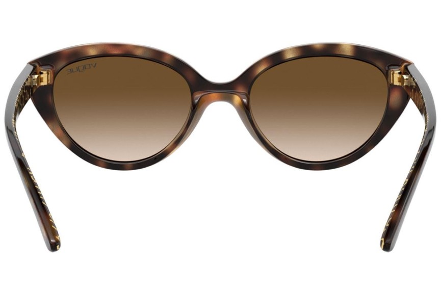 Ochelari de soare Vogue VJ2002 W65613 Cat Eye Havana