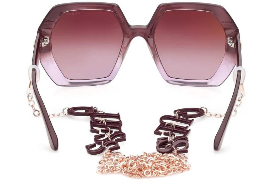 Okulary przeciwsłoneczne Guess GU7786 83Z Oversize Fioletowe