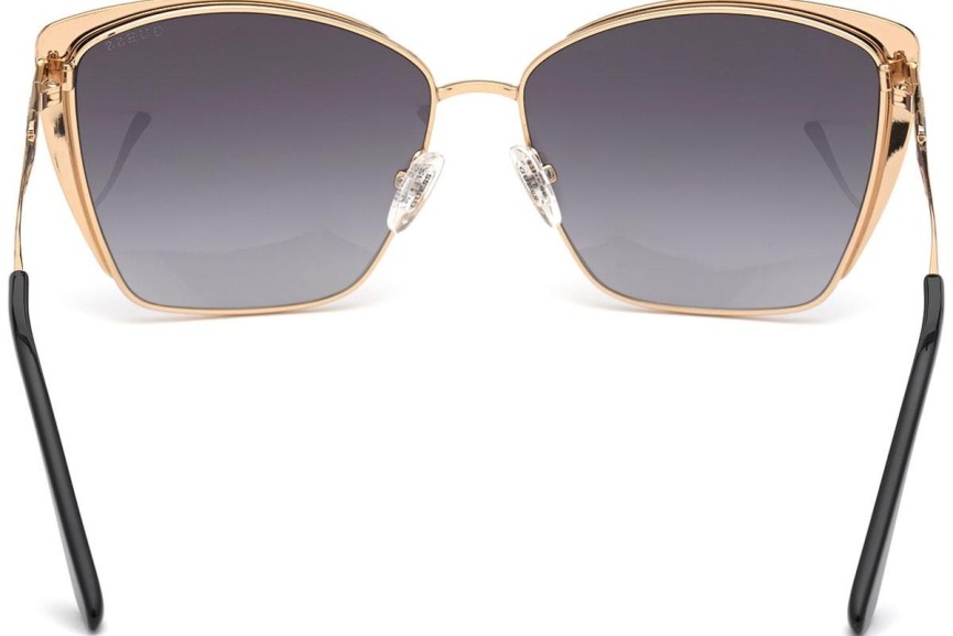 Okulary przeciwsłoneczne Guess GU7743 01B Kwadratowe Czarne