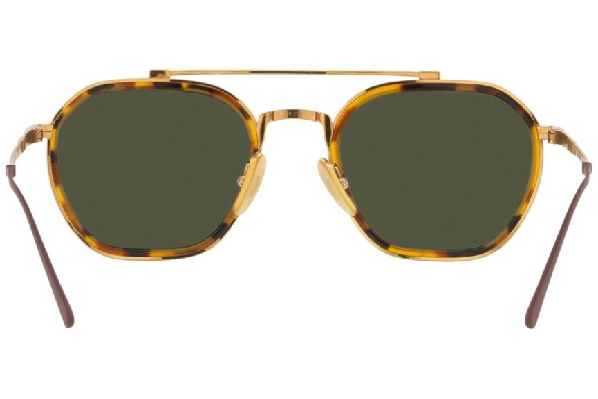 Okulary przeciwsłoneczne Persol PO5010ST 801331 Kwadratowe Złote