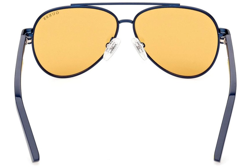 Okulary przeciwsłoneczne Guess GU9221 91E Pilotki (Aviator) Niebieskie