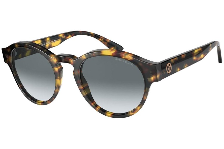Okulary przeciwsłoneczne Giorgio Armani AR8146 587486 Okrągłe Havana