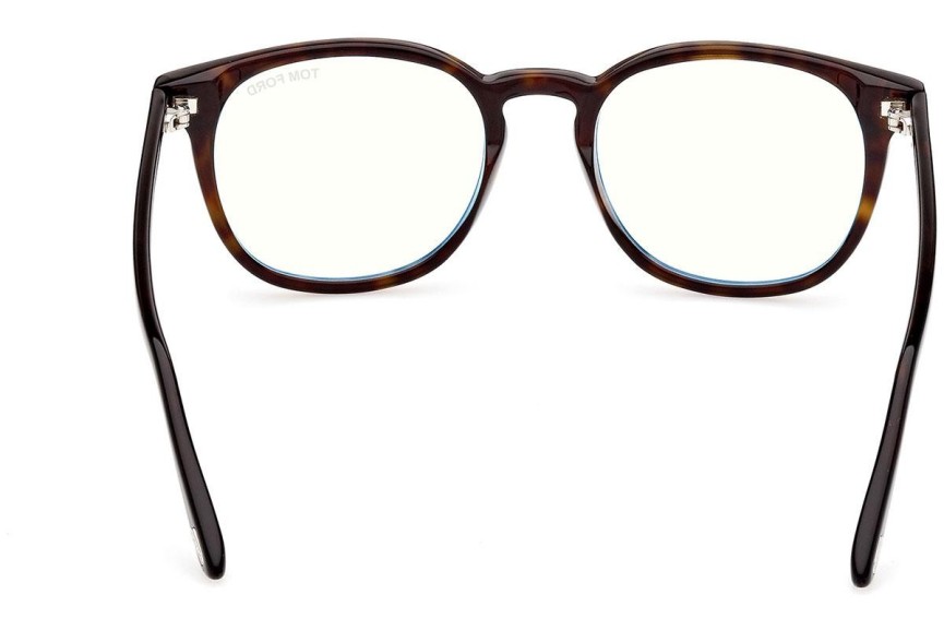 Okulary korekcyjne Tom Ford FT5819-B 052 Okrągłe Havana