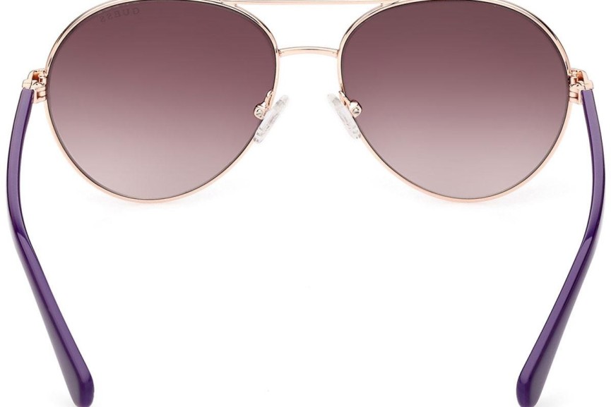 Okulary przeciwsłoneczne Guess GU5213 28F Pilotki (Aviator) Złote