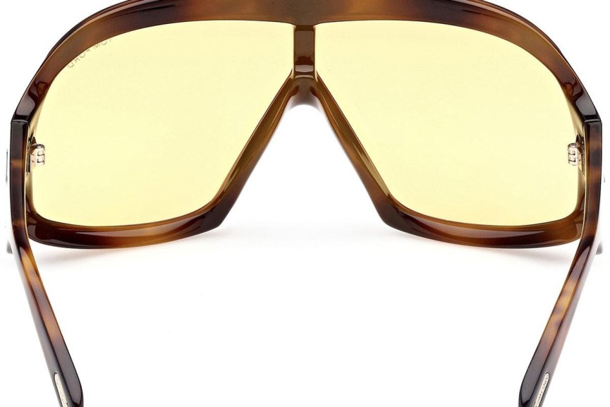 Okulary przeciwsłoneczne Tom Ford Cassius FT0965 52E Oversize Havana