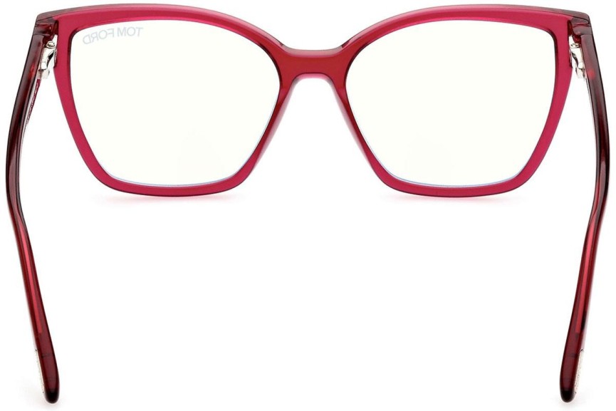 Okulary korekcyjne Tom Ford FT5812-B 074 Kocie oczy Czerwone