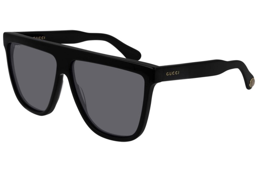 Okulary przeciwsłoneczne Gucci GG0582S 001 Flat Top Czarne