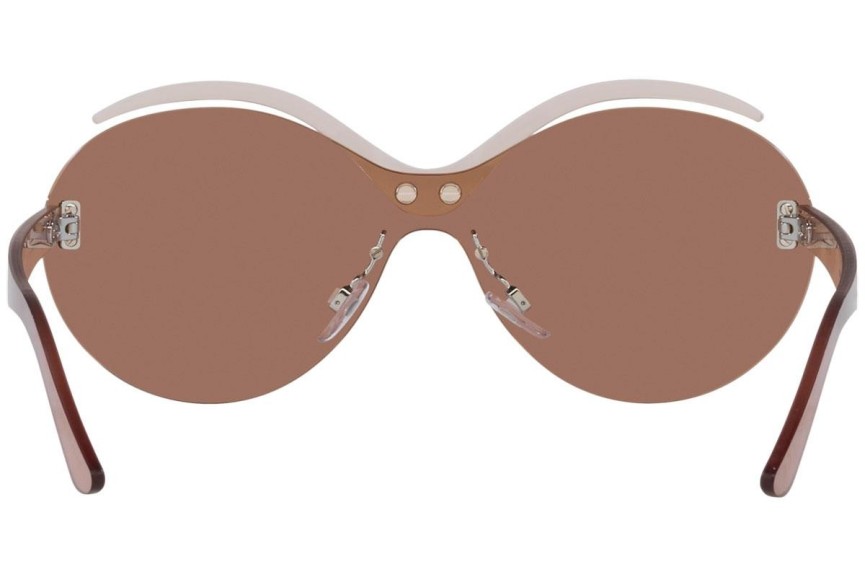 Okulary przeciwsłoneczne Emporio Armani EA2131 3053/3 Pojedyncze | Shield Brązowe