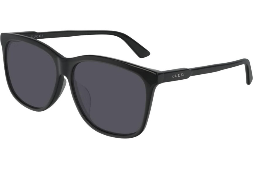 Okulary przeciwsłoneczne Gucci GG0495SA 001 Kwadratowe Czarne