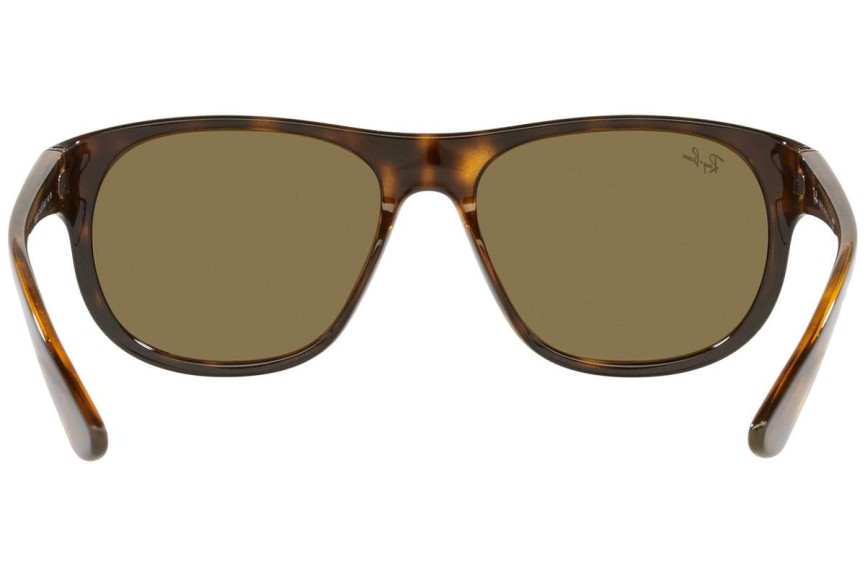 Okulary przeciwsłoneczne Ray-Ban RB4351 710/73 Owalne Havana