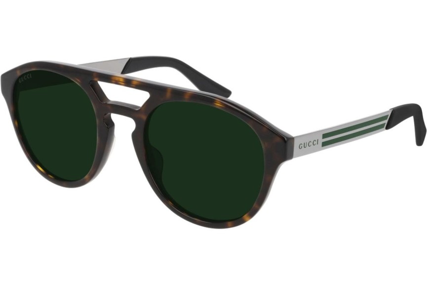 Okulary przeciwsłoneczne Gucci GG0689S 002 Okrągłe Havana