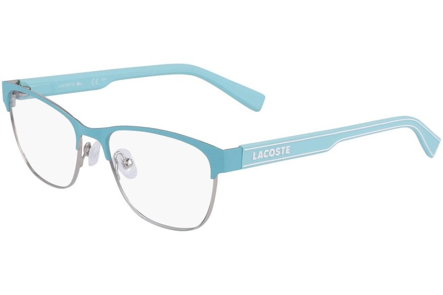 Okulary korekcyjne Lacoste L3112 444 Browline Niebieskie