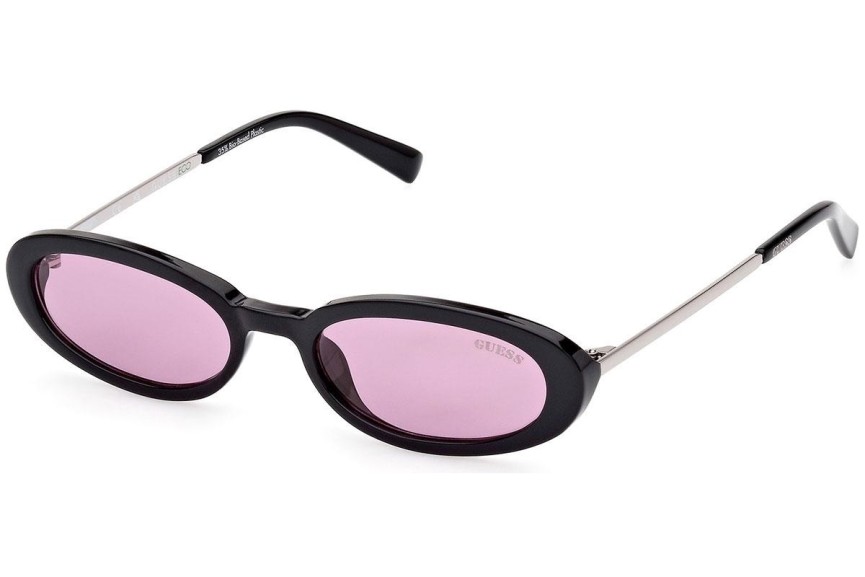 Okulary przeciwsłoneczne Guess GU8277 01Y Owalne Czarne