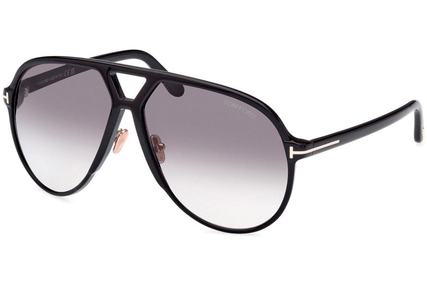 Napszemüvegek Tom Ford Bertrand FT1061 01B Pilota Fekete