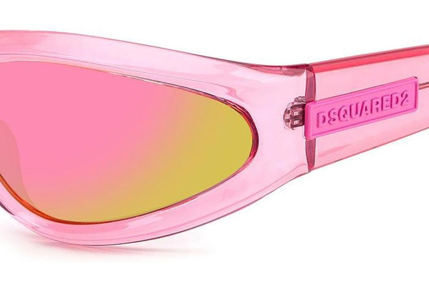 Okulary przeciwsłoneczne Dsquared2 D20101/S 35J/VQ Nieregularny Różowe