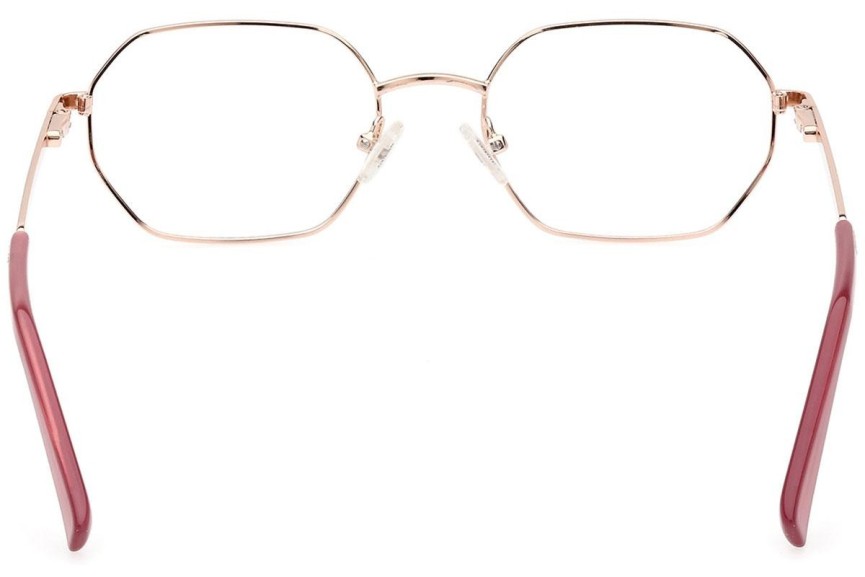 Okulary korekcyjne Guess GU8283 028 Prostokątne Złote