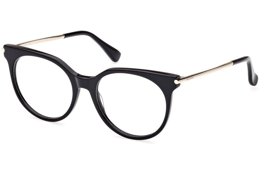 Okulary korekcyjne Max Mara MM5107 001 Okrągłe Czarne